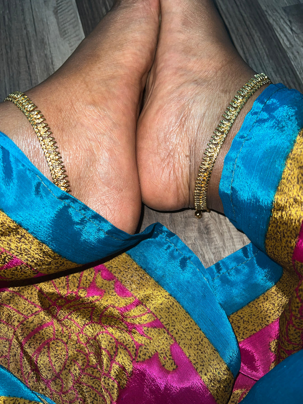 Yassi Antique Anklet Set